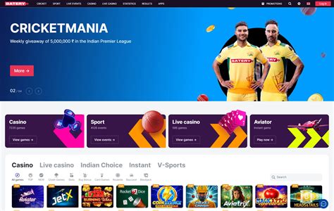Batery India Betting & Casino Website Review.